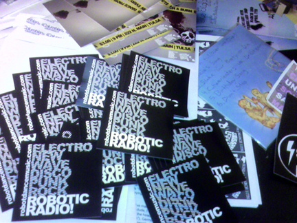 Robotic Radio stickers!